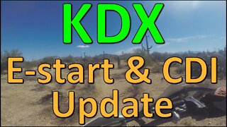 KDX E-start & CDI Update (Part II of my Sunday Ride)