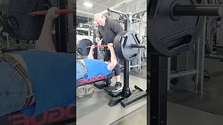 405lbs Raw bench, Crazy 🤪 old man, still at it.