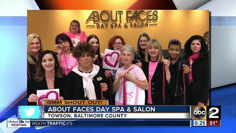 Good morning from About Faces Day Spa & Salon