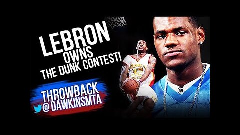 All DUNKS Of 2003 HS Dunk Contest - Young LeBron OWNS it!