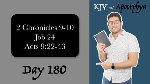 Day 180 - Bible in One Year KJV [2022]