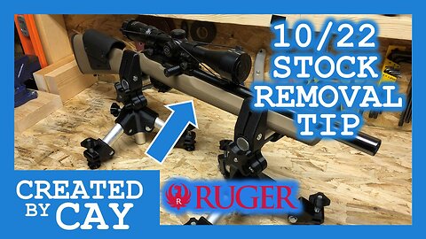 The EASY way to remove the stock on a Ruger 10/22 - MUST WATCH if you own a 10/22