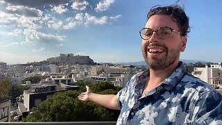 Greece LIVE: Exploring Athens (AirBNB Tour to Temple of Zeus)