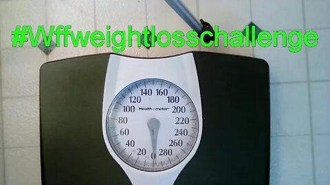 No. 732 – 1st Weigh In For The #Wffweightlosschallenge