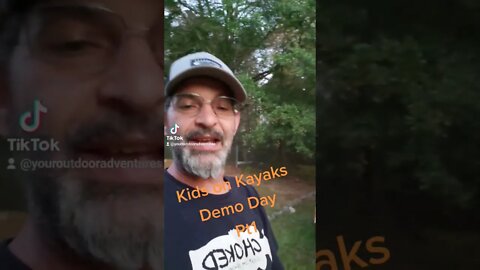 Kids on Kayaks Demo Day Prep.Follow for the rest of the videos!#kids #kayak #lakelife
