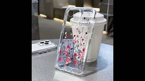 Transparent Flower Case For Samsung Galaxy