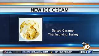 Thanksgiving meal in ice cream?
