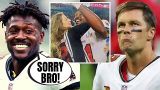 Antonio Brown DISRESPECTS Tom Brady | Posts INTIMATE Picture With Gisele Amidst Marriage Problems