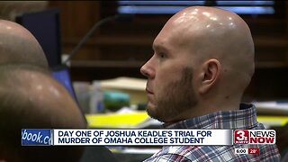 First day of Joshua Keadle's trial for murder of Omaha college student