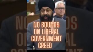 Justin Trudeau No bounds on liberal government greed #shorts