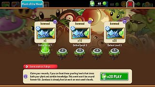 Plants vs Zombies 2 - Plant of the Week - Iceweed - January 2024
