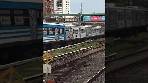 Carrera de trenes en el Sarmiento? #trensarmiento