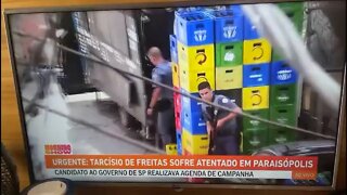 Tarcísio de Freitas sai ileso de atentado em São Paulo. Veja as imagens