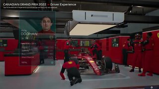 F1 Manager 2022 Season 1 Team Ferrari Race 9