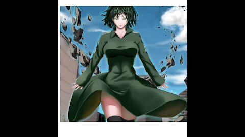 The Fubuki uses its psychic abilities to attack Saitama