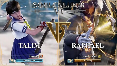 SoulCalibur VI — Amesang (Talim) VS Azure AI 900 (Raphael) | Xbox Series X Ranked
