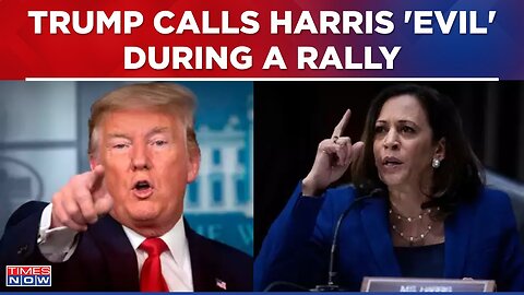 US Elections: Donald Trump Calls Kamala Harris 'Evil' During Minnesota Rally With JD Vance | News