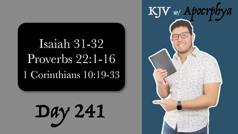 Day 241 - Bible in One Year KJV [2022]