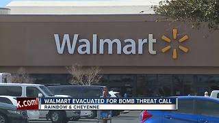 Walmart evacuated for bomb threat call