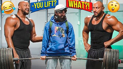 Anatoly Use FAKE WEIGHTS in gym PRANK... | ANATOLY pretended to be a Beginner #11