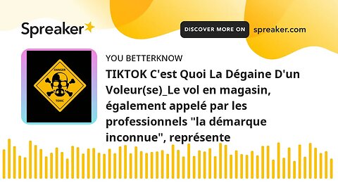 TIKTOK C'est Quoi La Dégaine D'un Voleur(se)_Le vol en magasin, également appelé par les professionn