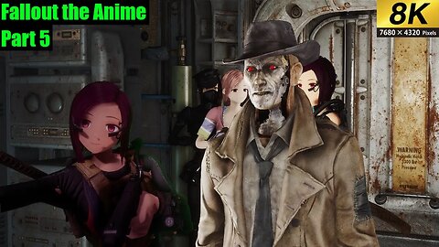 Fallout 4 the Anime Part 5 Rescuing Nick Valentine (8K)