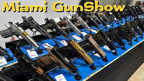 Miami Gun Show - 50bmg, Browning BAR, $4k Staccato, Scorpions and MUCH MORE #gunshow #freedomsticks