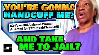 82yr. Old ARRESTED - For Not Paying $77 Trash Bill