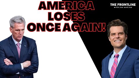 America LOSES Once Again! We, The People, Have No Power!