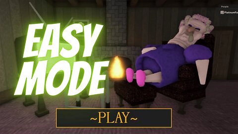 GRUMPY GRAN! - EASY MODE (Walkthrough) [4K] #obby