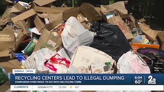 Recycling centers lead to illegal dumping