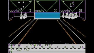 Apple Bowl 1979 on AppleWin Emulator