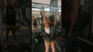 Barbell Standing Front Press May Tita