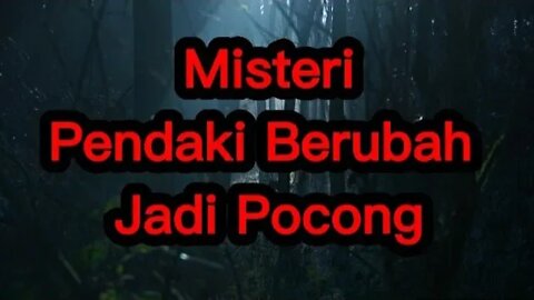 cerita bergambar horor kisah nyata Misteri pendaki berubah menjadi pocong