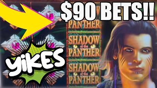 $90 A SPIN! This SLOT Is More Like Shadow of EMPTY Bonuses! High Limit $5,000 IN!