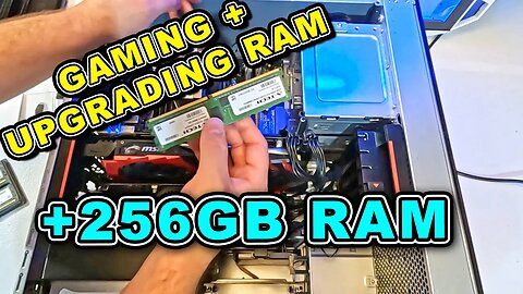 256GB RAM Upgrade & Gaming on Lenovo P520 Thinkstation!