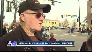 Veterans parade brings back emotional memories for one vet