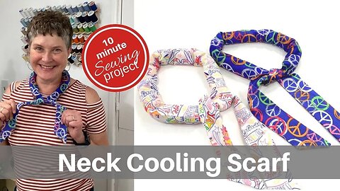 DIY Neck Cooling Scarf | Easy Sewing Tutorial