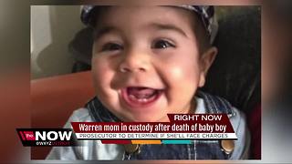 Warren mother in custody after death of baby boy