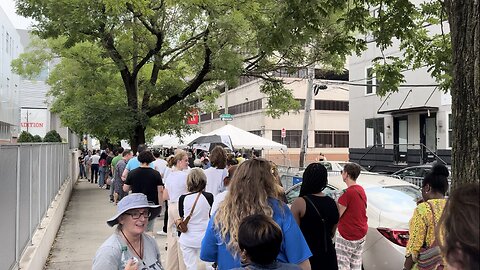 Kamala Harris Supporters Gather Ahead of First Rally with VP Running Mate Tim Walz