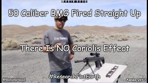 50cal BMG Fired Straight Up - there is NO Coriolis Effect