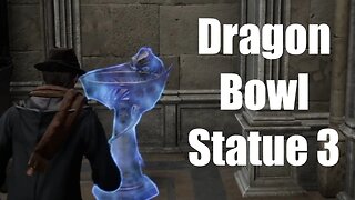 Hogwarts Legacy Dragon Bowl Statue 3