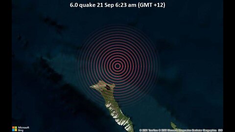 Significant Magnitude 6.0 Earthquake Strikes 43 km Northeast Of Nikolski, Russia