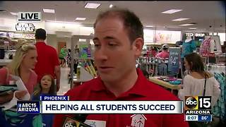 Phoenix Kohl's helping students succeed with school supplies