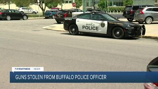 Guns stolen from Buffalo Police Officer