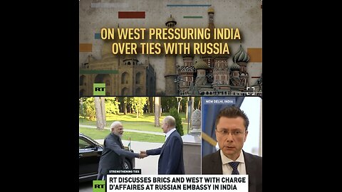 Western Pressure on India huge error - Russian Chargé d’Affaires