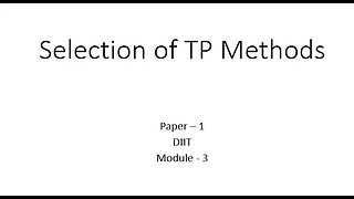 Transfer Pricing Selection of Method