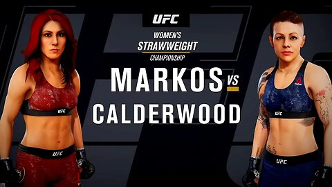 EA Sports UFC 3 Gameplay Joanne Calderwood vs Randa Markos
