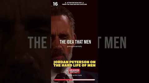 Psychologist explains the "HARD LIFE OF MEN" | Jordan Peterson #jordanpeterson #psychology