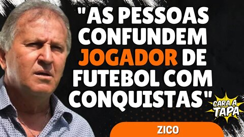 ZICO COMEÇA A ACREDITAR QUE JOGOU MAIS DO QUE MARADONA